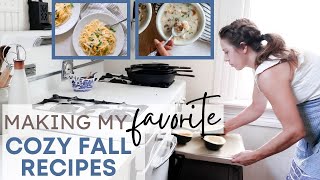 Making My Favorite Cozy Fall Recipes | FAMILY DINNERS FOR FALL