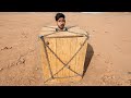 Wooden box cage breaking challenge  hardest punishment 