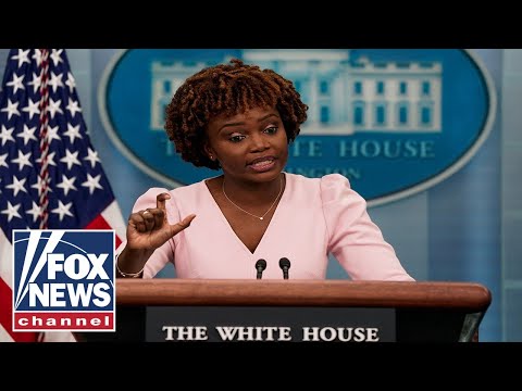 Live: Karine Jean-Pierre holds a White House briefing.
