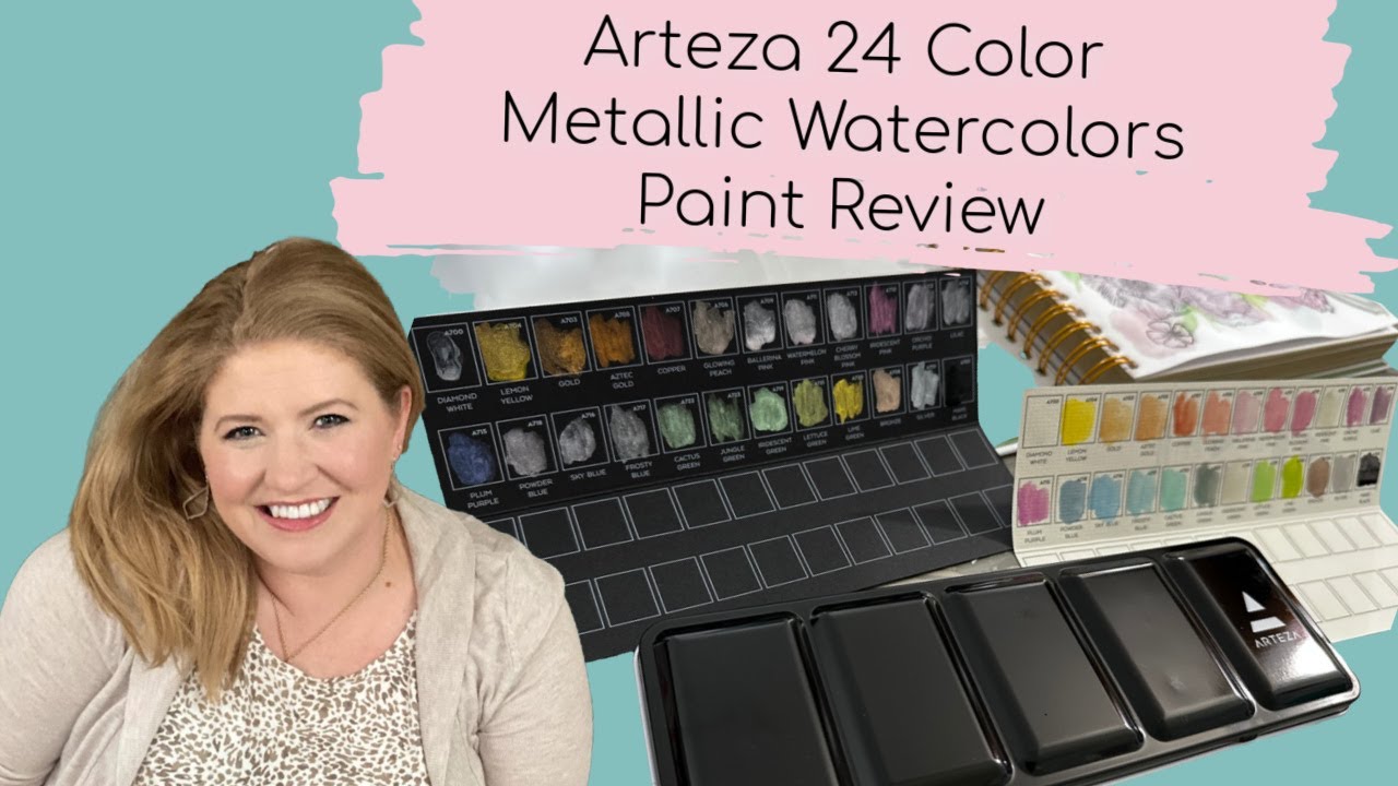 ARTEZA Multi-colored Water-based Metallic Paint at