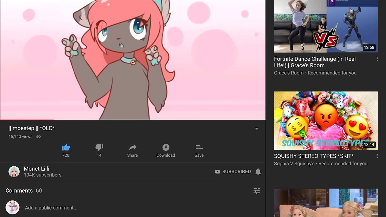 Moestep deleted video by Monet lilli