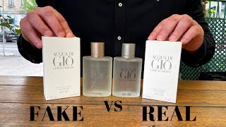 Fake vs Real Armani Acqua Di Gio Perfume 100 ML