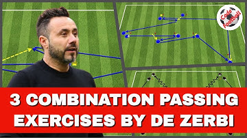 3 combination passing drills by De Zerbi!