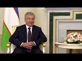 Встреча с Шавкатом Мирзиёевым
