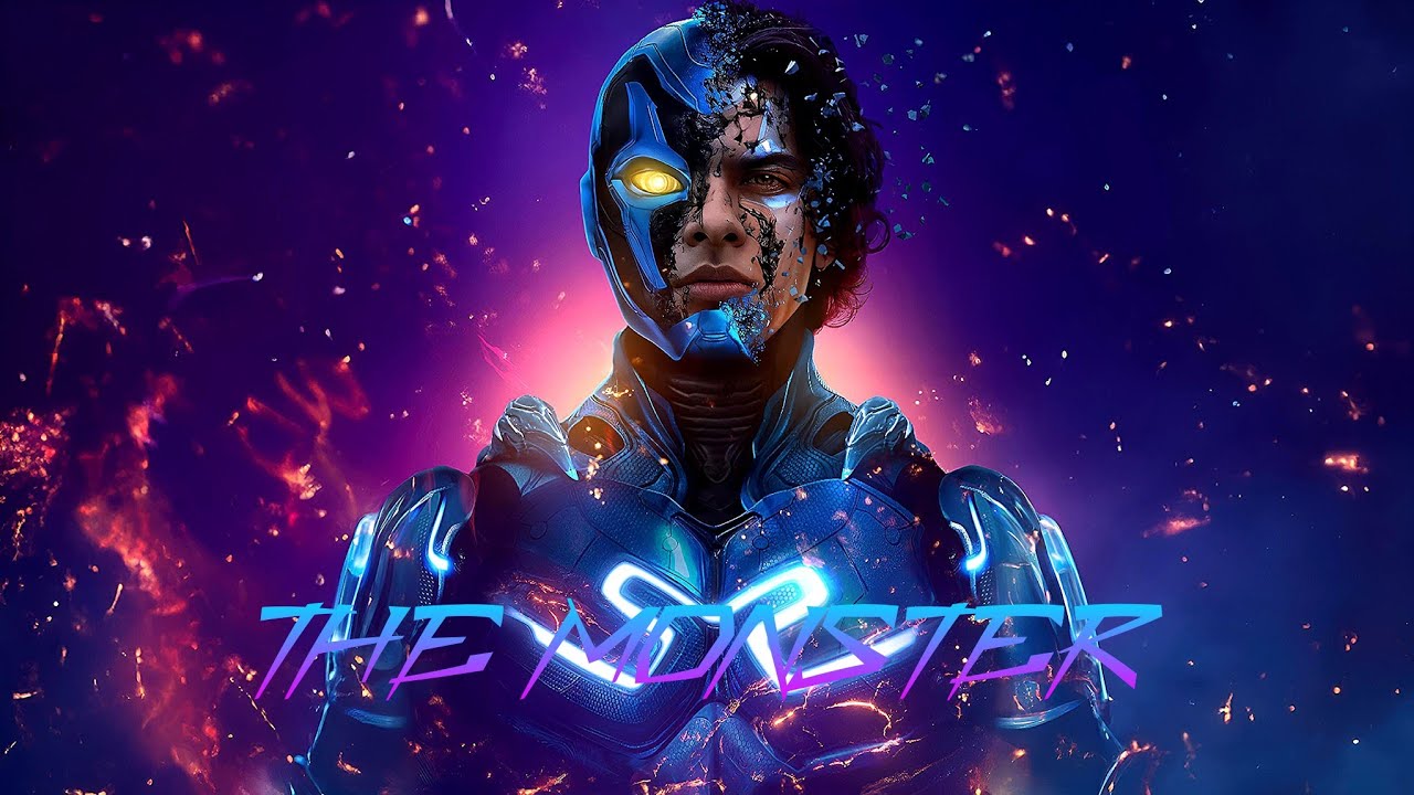 Eminem ft. Rihanna - The Monster | Blue Beetle (Music video)
