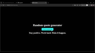 Beginner JavaScript Project 🚀 Random Quote Generator