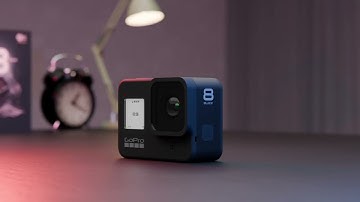 Cinematic B-roll of GoPro Hero 8 | Created in Blender 3D.