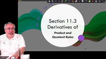 MAT 210 Section 11.3 Product and Quotient Rules