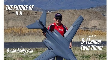 XFLY B-1 LANCER TWIN 70MM! THE FUTURE OF R.C. SHOWING YOU HOW IT