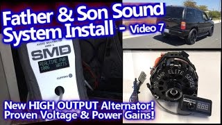 Father & Son System Install - Proven Power Upgrade - Mechman Elite 370a 6 Phase Alternator