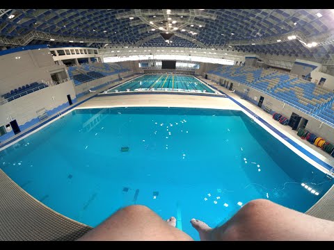 Душанбе - Олимпийский Бассейн без людей, Таджикистан