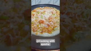 CHEESE DOSA RECIPE shorts shortvideo ytviral subscribe recipe food cooking with ayesha