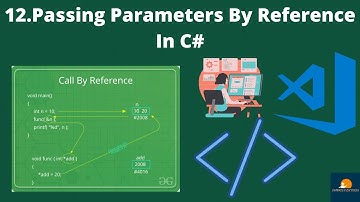 Parameter passing in C# | Passing Parameters by Value | Reference | Output | arrays as arguments C#