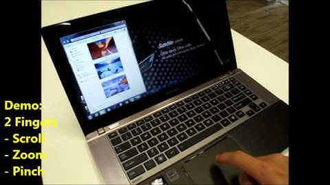 Toshiba Synaptics Gesture Support Tutorial Video