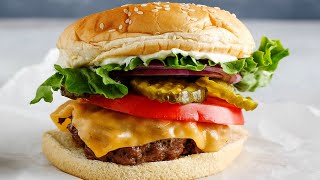 Burger Recipe at Home, Mushroom Burger Recipe in 5 Minutes, Easy Burger Recipe Video (30 Second)