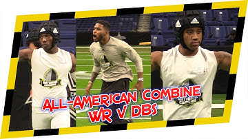 🔥 2020 National Combine WR vs DB 1 on 1s 🔥 - All American Combine in San Antonio is CRAZY!