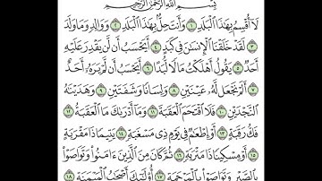 سورة البلد   تلاوة الشيخ هاني الرفاعي حفظه الله .