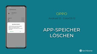 App-Speicher löschen - Oppo [Android 12 - ColorOS 12]