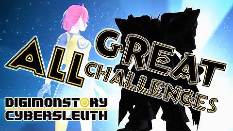 Digimon Story Cyber Sleuth All Great Challenges | Royal Knights Bosses (PS4, VITA)