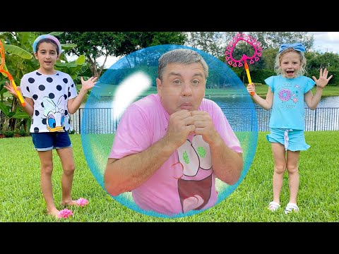 Nastya and family games with kids for outside