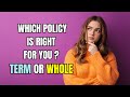 The SHOCKING Truth About Term Life vs Whole Life Insurance