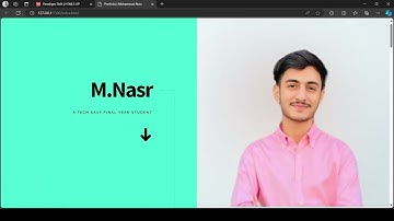 Headstarter AI Fellowship Task 1 | Portfolio Website | Muhammad Nasr