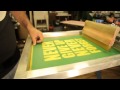 Off Contact Screen Printing Height Tutorial