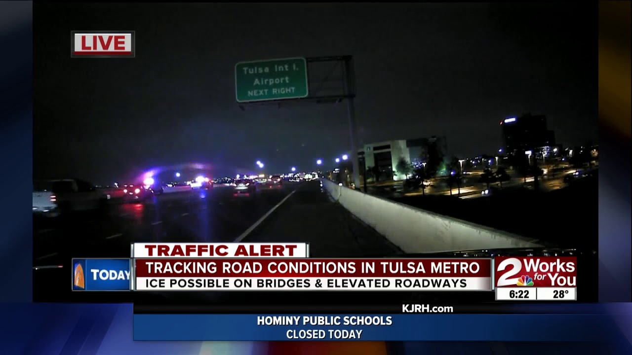 Tracking road conditions in Tulsa metro - YouTube