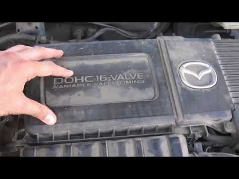 Replace engine air filter Mazda 3 / Замена воздушного фильтра двигателя Мазда 3