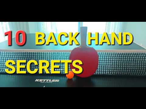 How To Hit A WORLD CLASS Table Tennis Backhand Drive