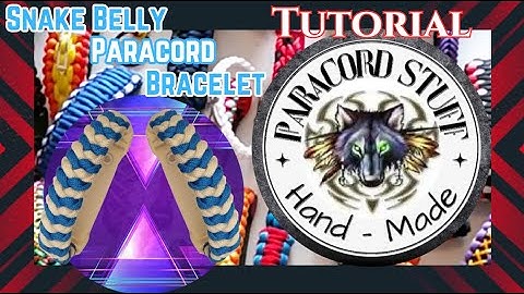 Snake Belly Paracord Bracelet Tutorial