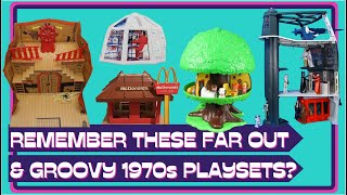 Most Groovy & FAR OUT Vintage 1970s Toy Playsets | Oft Forgotten Action Figures & Doll Playsets