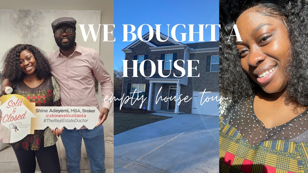 WE BOUGHT A HOUSE GUYS | CLOSING DAY | EMPTY HOUSE TOUR |NEW BUILD #emptyhousetour  #newconstruction