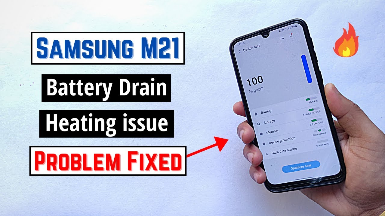 Samsung M21 Battery Drain,Heating Issue After Update