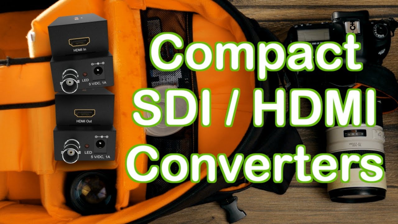 Go the Distance with BZBGEAR's Compact SDI / HDMI Converters