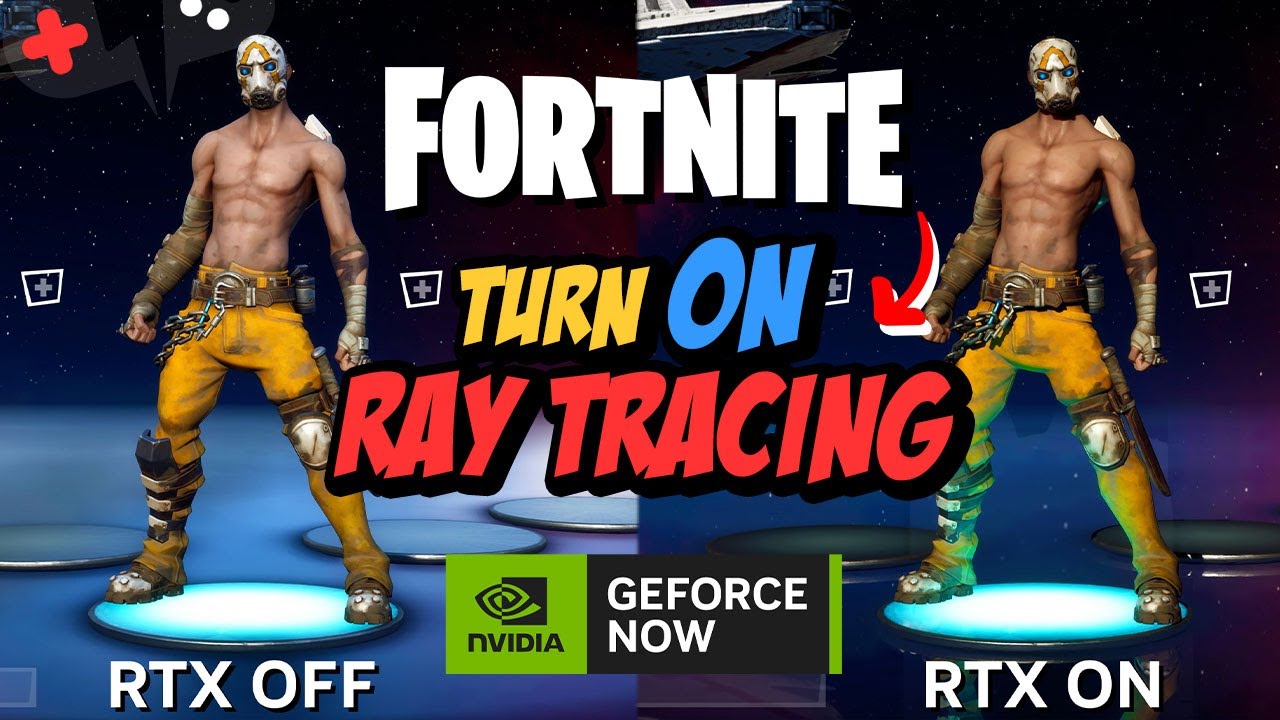 COMO ATIVAR RAY TRACING NO FORTNITE (RTX E GTX)!! 