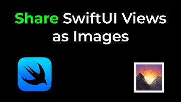 Share SwiftUI Views as Images with ImageRenderer & ShareLink