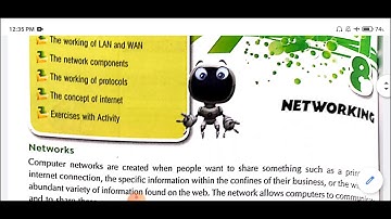 Networking, Computer, Class 6 Lesson 8 @SANRA ADVANCE EDUCATION
