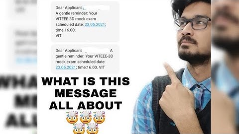 VITEEE2021 ||GOOD NEWS FOR THOSE WHO MISSED THEIR MOCK 1|| NOW APPEAR FOR EXAMINATION 🤞🤞