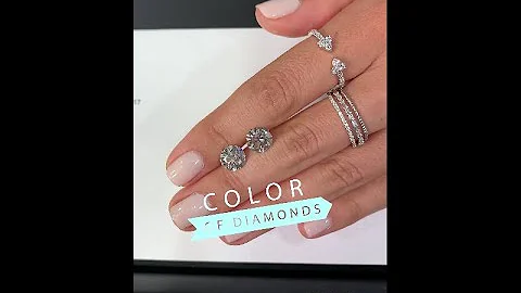 Diamond Color Guide: The Four C's of Diamonds Lauren B IGTV