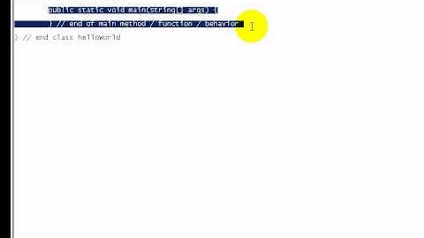 Java w/ Eclipse 03 - Hello World using Java command line