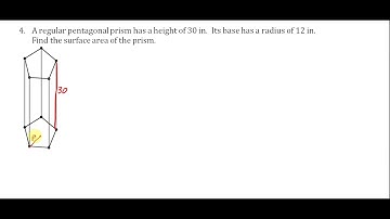 Surface Area of Pentagonal Prism