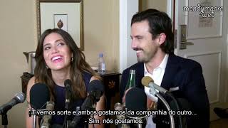 Milo Ventimiglia & Mandy Moore talk about 'This Is Us' Chemistry (Legendado)