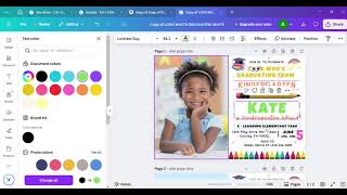 Editable Kindergarten Graduation Template