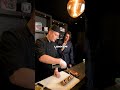 je staat aan de sushi bar bij IXI . This is where the magic happens.#sushi  #restaurant #shortvideo