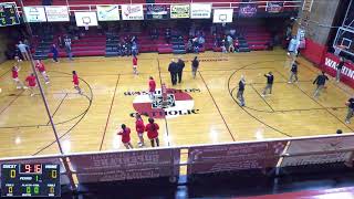 Washington Catholic  vs North Knox MS Girls' Varsity Basketball