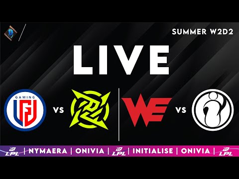 LPL 2025 Live Summer | LPL English W2D2 with Nymaera & Initialise LGD vs NIP | WE vs IG
