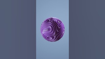Blender 3D Modeling | Node Based Abstract Loop #loop #3dmodeling #shorts