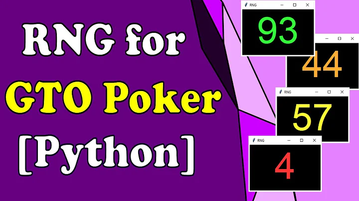 Master the GTO Poker Strategy with a Cutting-edge RNG Program