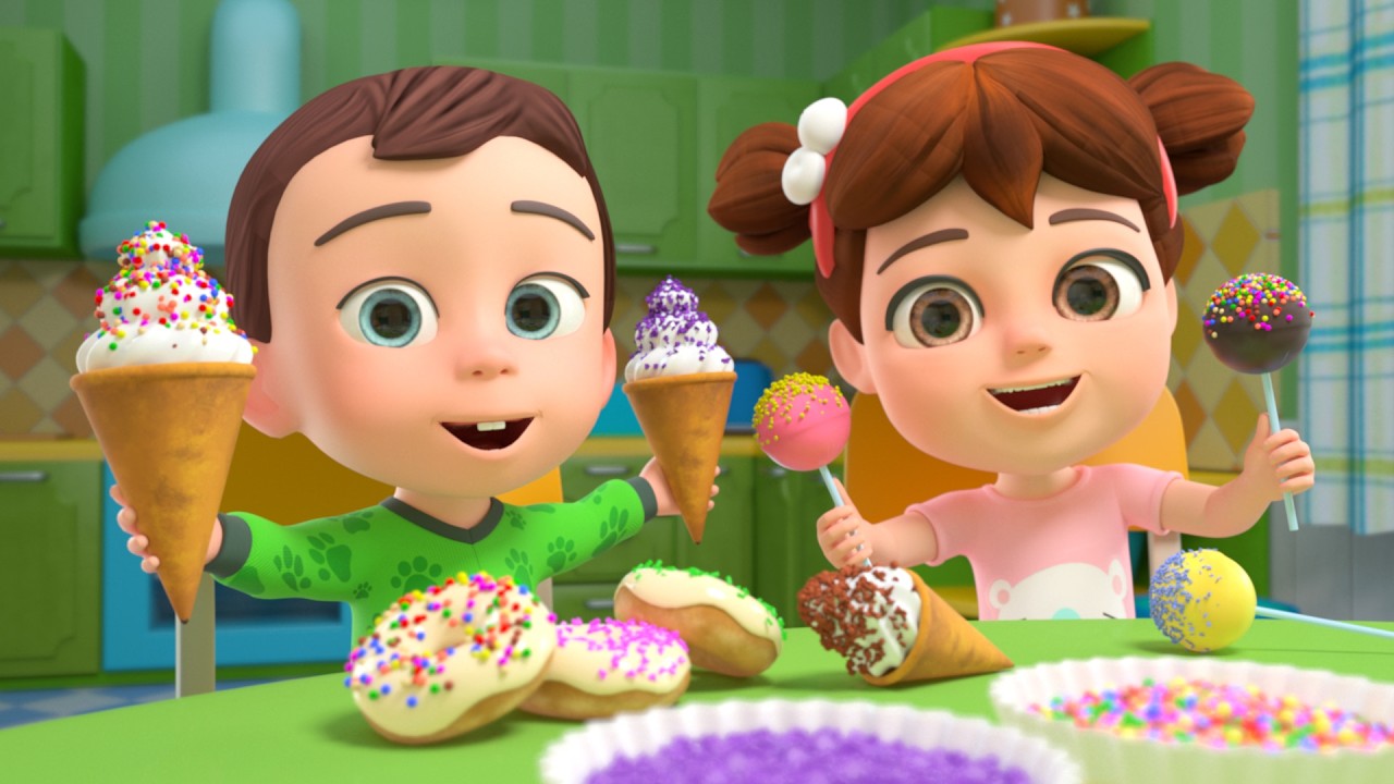 Flip Flop Lollipop! A Sweet and Yummy Song+ More Nursery Rhymes